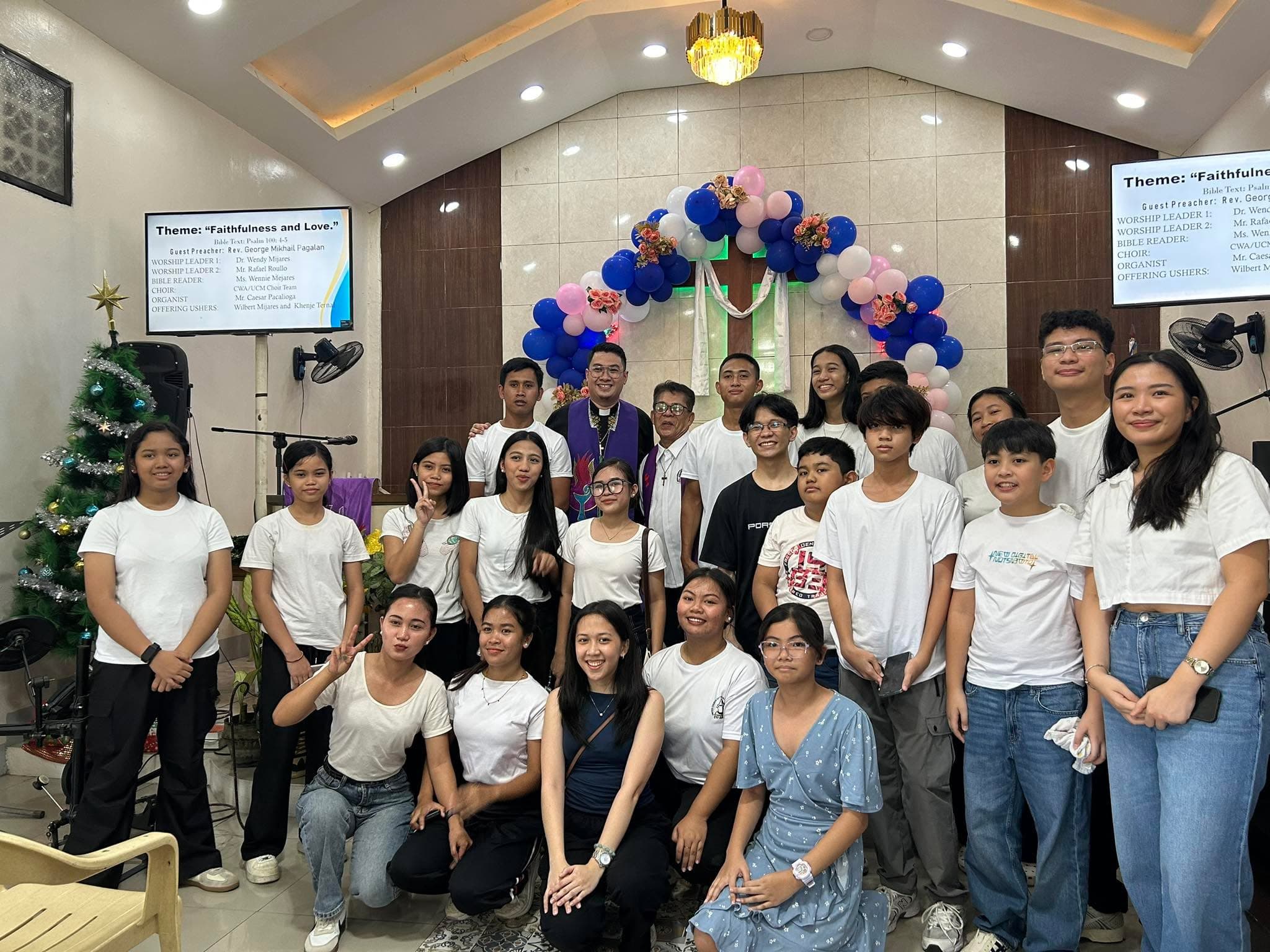 Christian Youth Fellowship group gathered at UCCP Bacolod